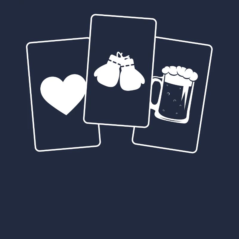 Herz - Bier - Boxhandschuhe -