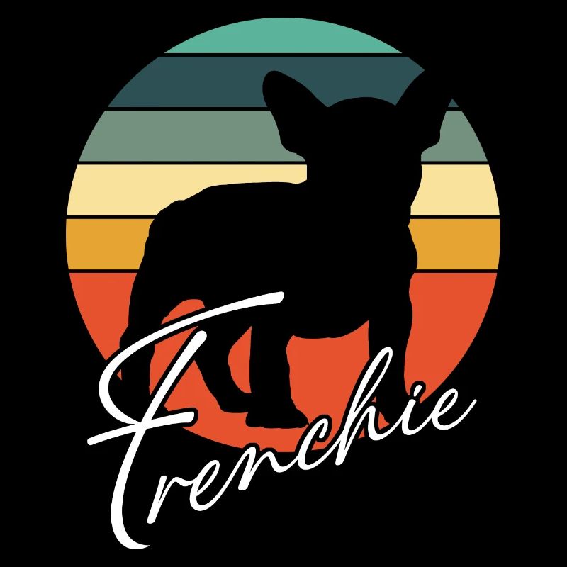 Frenchie Silhouette de bouledogue français