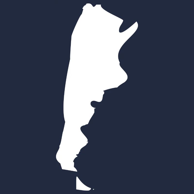 Argentina map flag