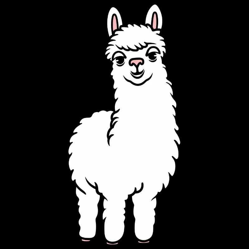 Cute little llama humor
