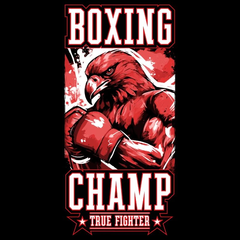 Eagle Animal Boxer Fighter Boxing Champ