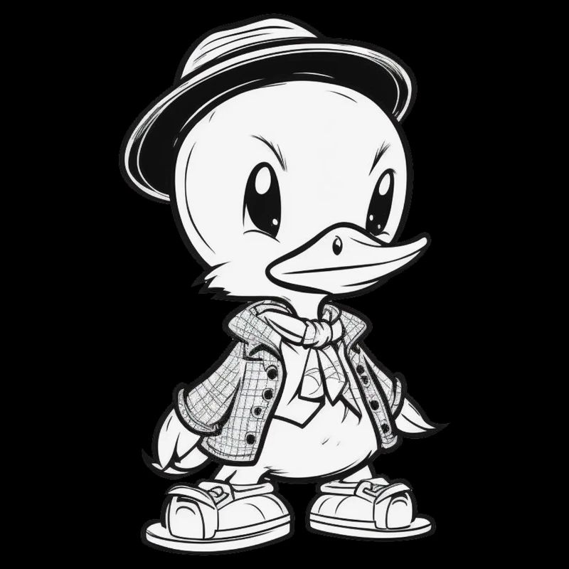 Dapper Duck - Élégant et élégant