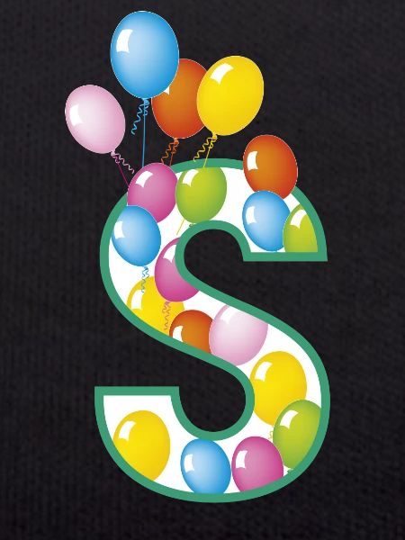 letter S balloons