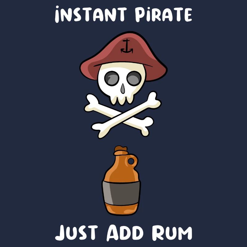 Pirate Rum Skull Gift Dicton