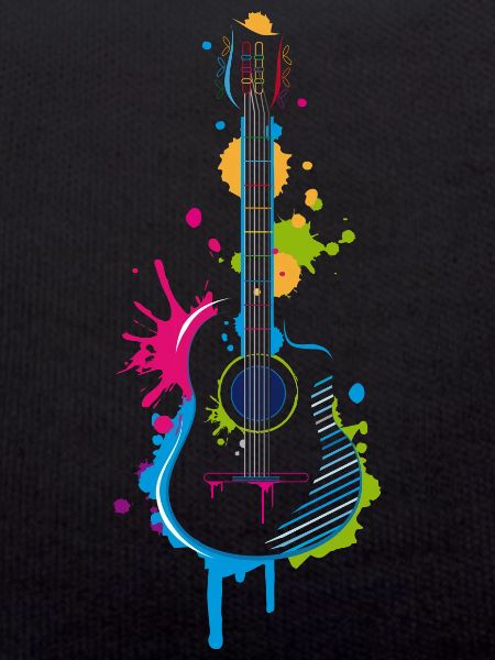 Graffiti guitar