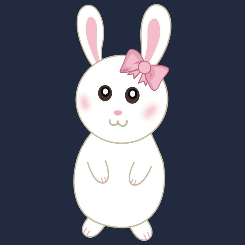 Rabbitette cute white rabbit