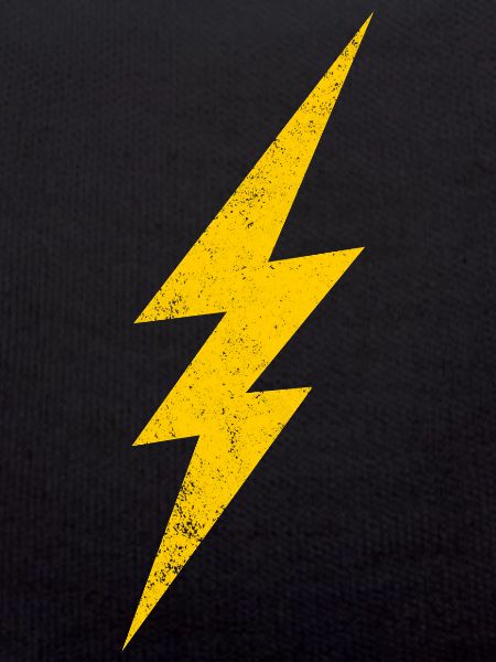 Energy flashDesign in yellow
