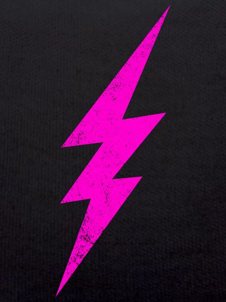 Glowing Pink Lightning
