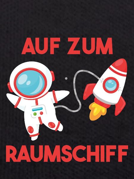 Aus zum Raumschiff Geschenkidee