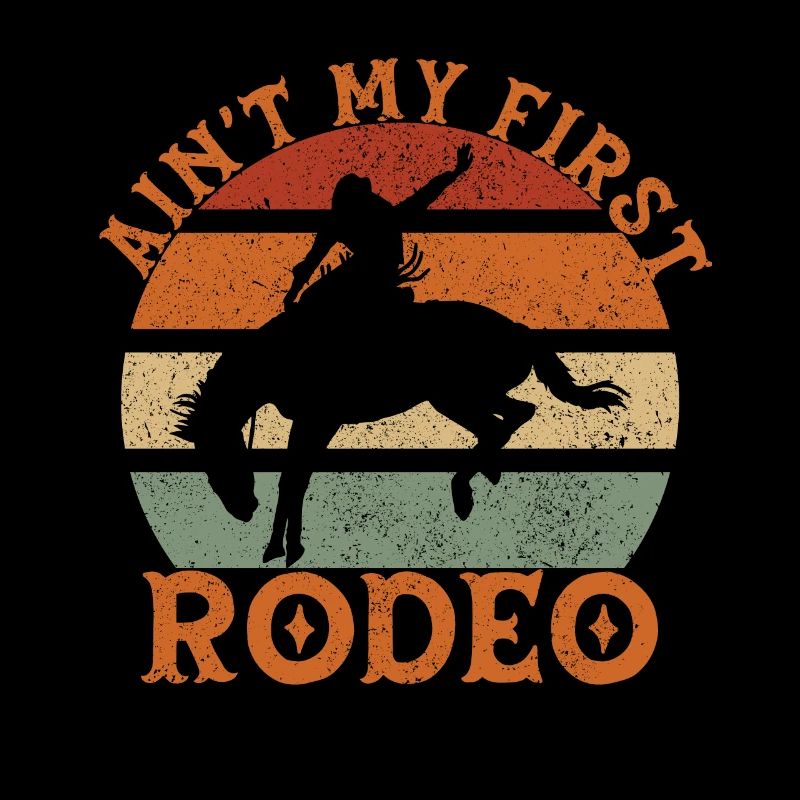 Ce n’est pas mon premier cow-boy d’équitation de rodéo