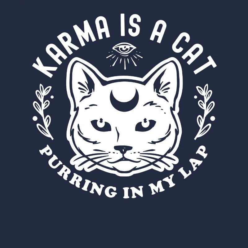 Karma Is A Cat Purring In My Lap Celestial