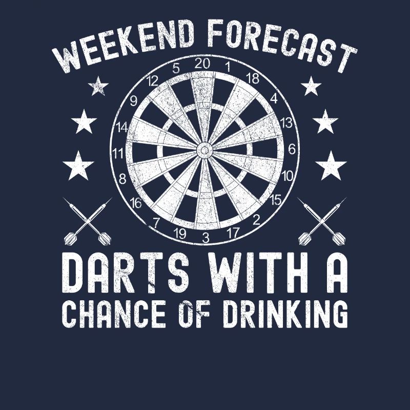 Darts Funny Weekend Drinking Play Darts Player