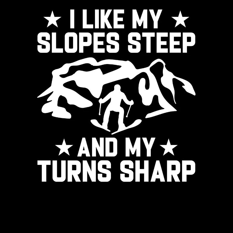 Skiing Slopes Steep Ski Winter Skier