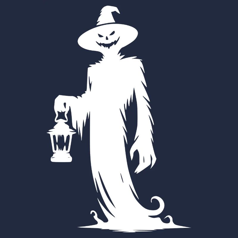 Creepy Laughing Magic Ghost Halloween Style