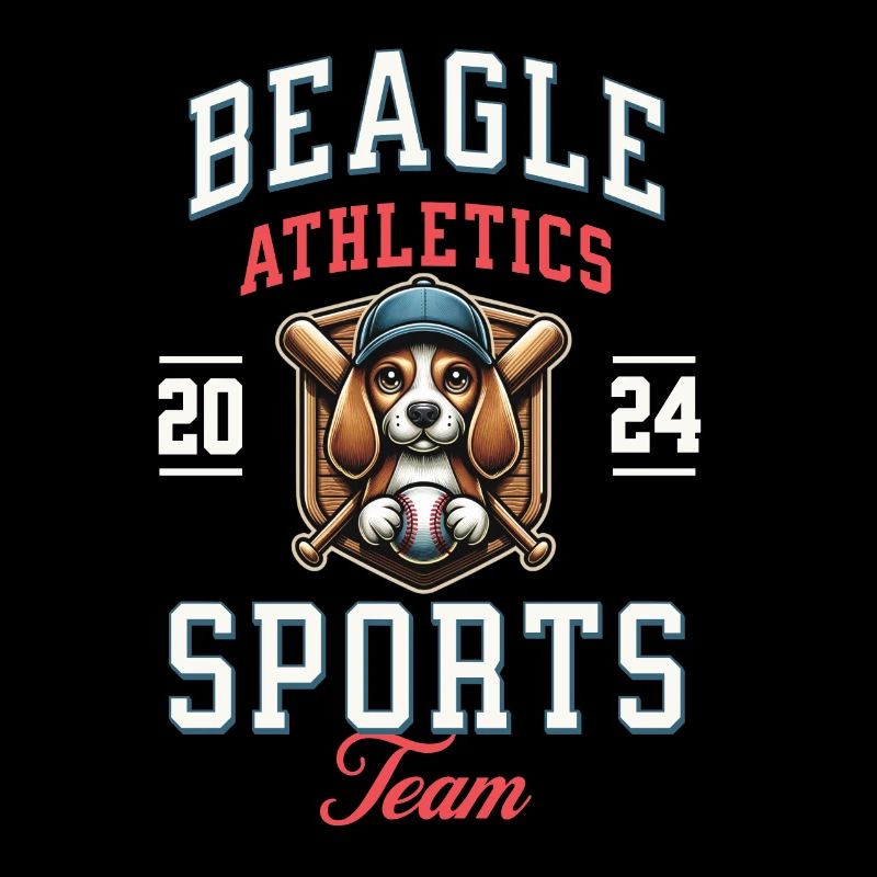 Baseball 2024 Beagle Sport - Unique Beagle