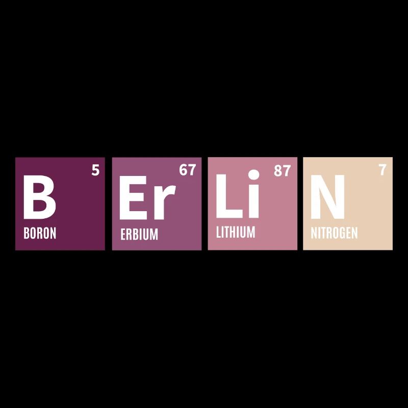 Berlin Periodensystem Bunt