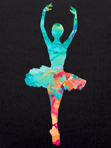 Ballerine dans la danse PopArt