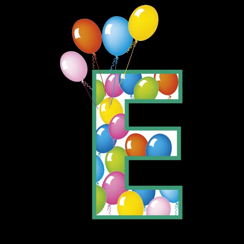 Buchstabe Und Luftballons