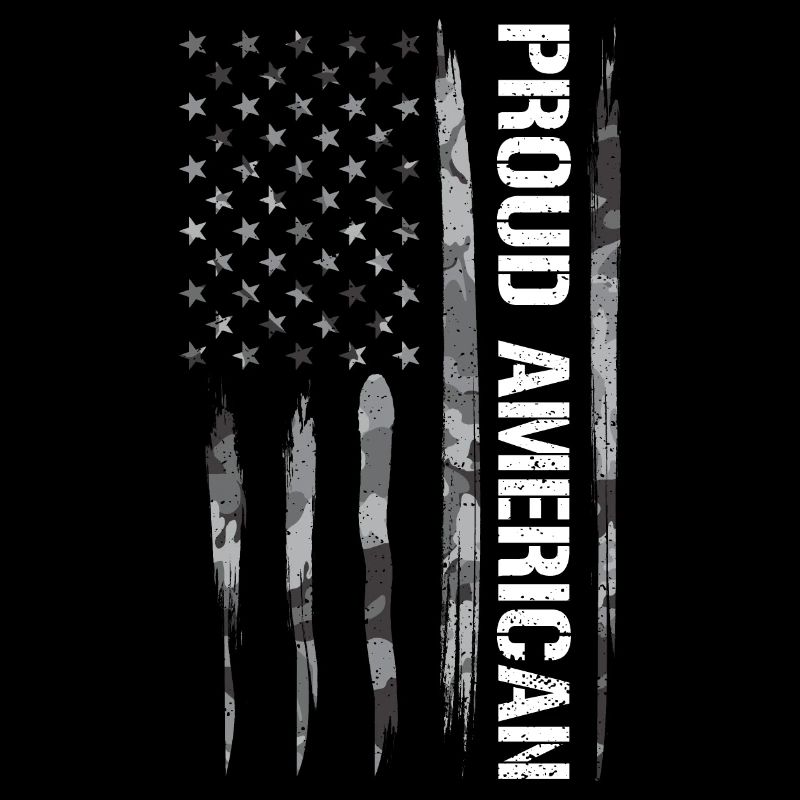 Fier Américain - Drapeau américain