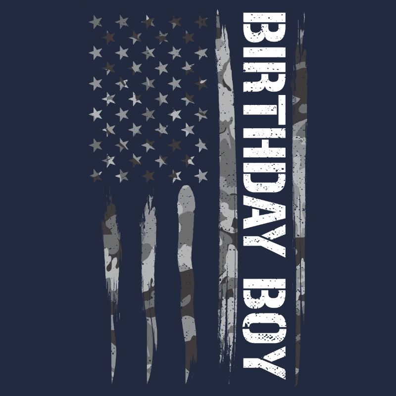 Birthday Boy - Drapeau américain