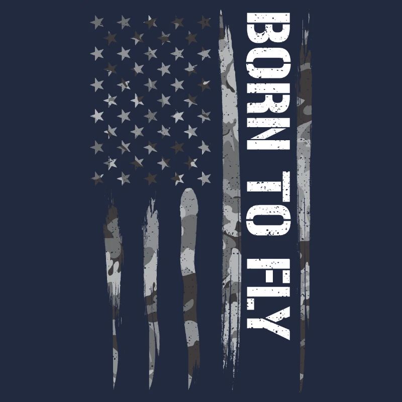 Born To Fly - Drapeau américain
