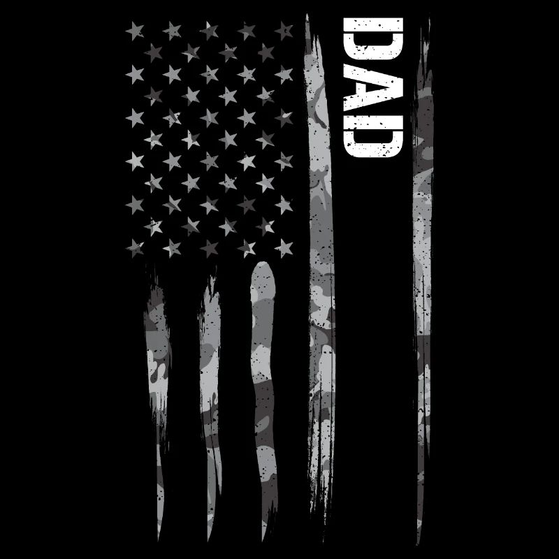 Papa - Drapeau américain