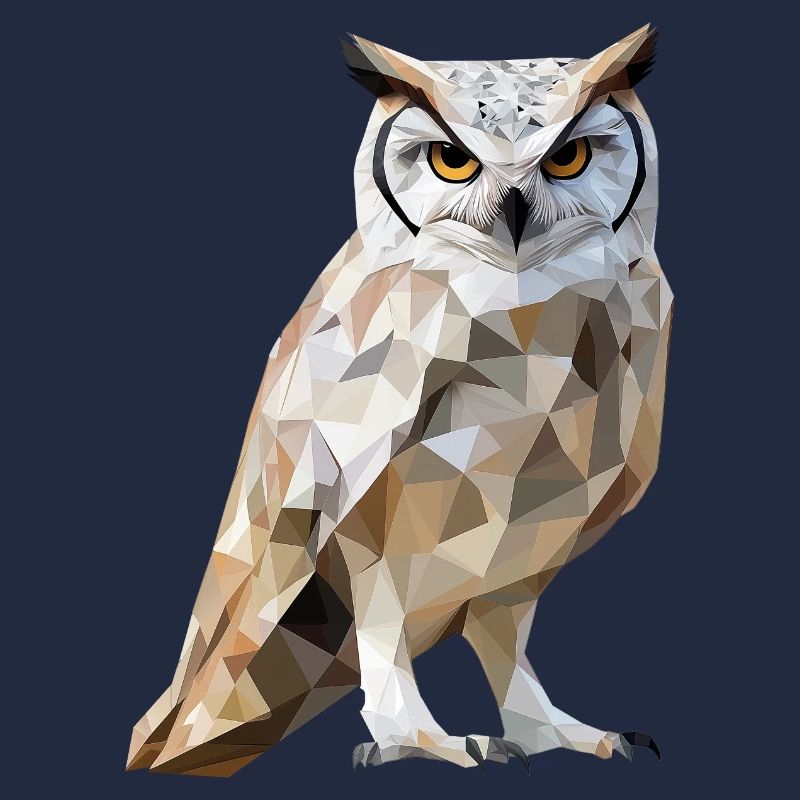Low Poly Owl – un design moderne pour les petits malins