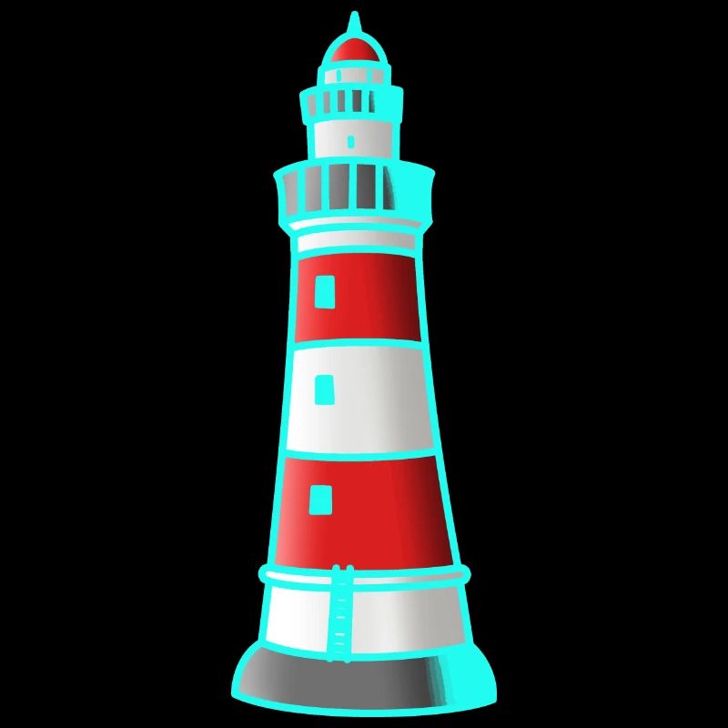 Lighthouse Nautical Seafaring Maritim Xmas