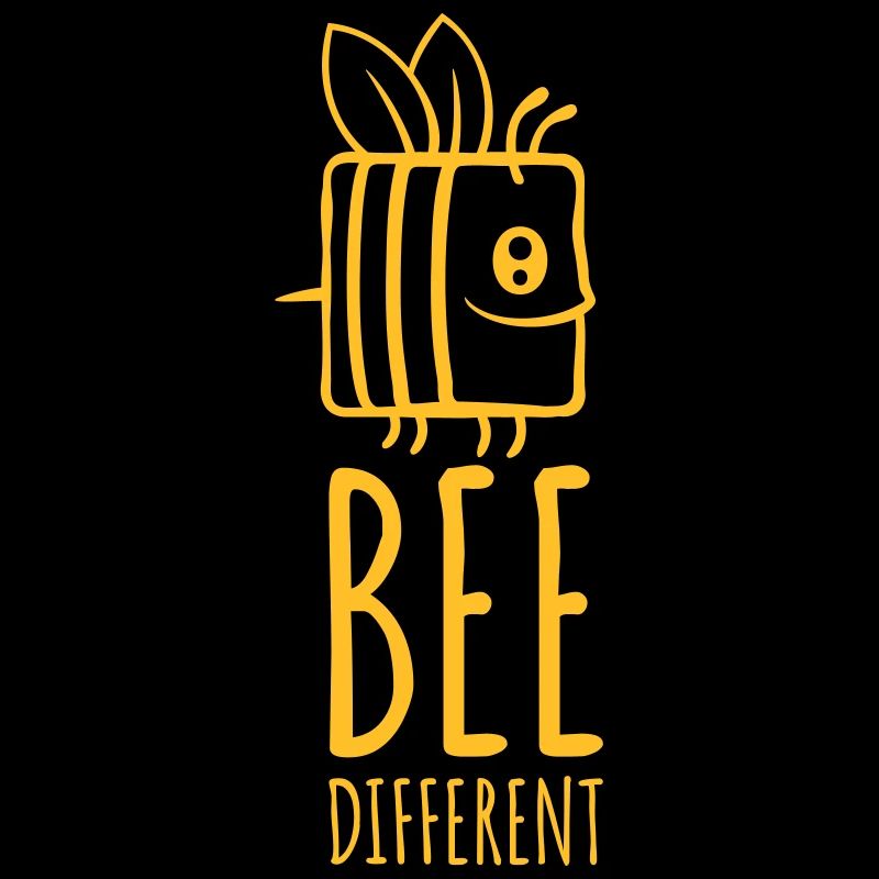 bee different Spruch Zitat