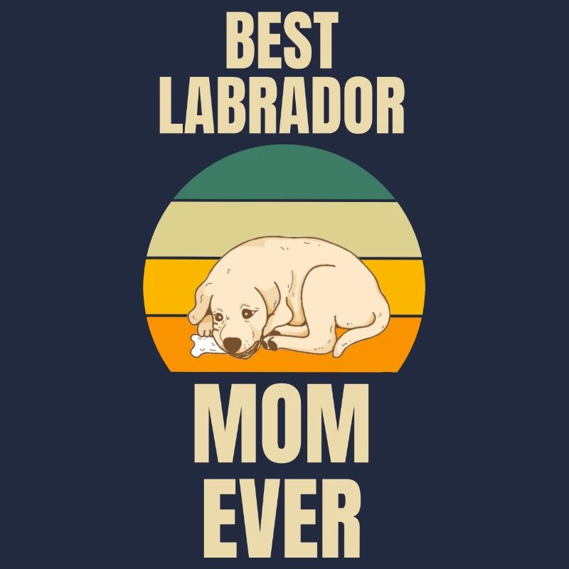 Best Labrador Mama ever Retro Labrador