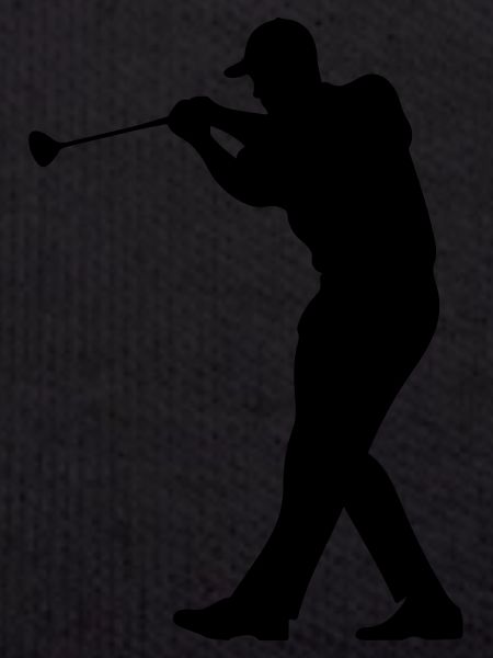 Golfer Man Silhouette