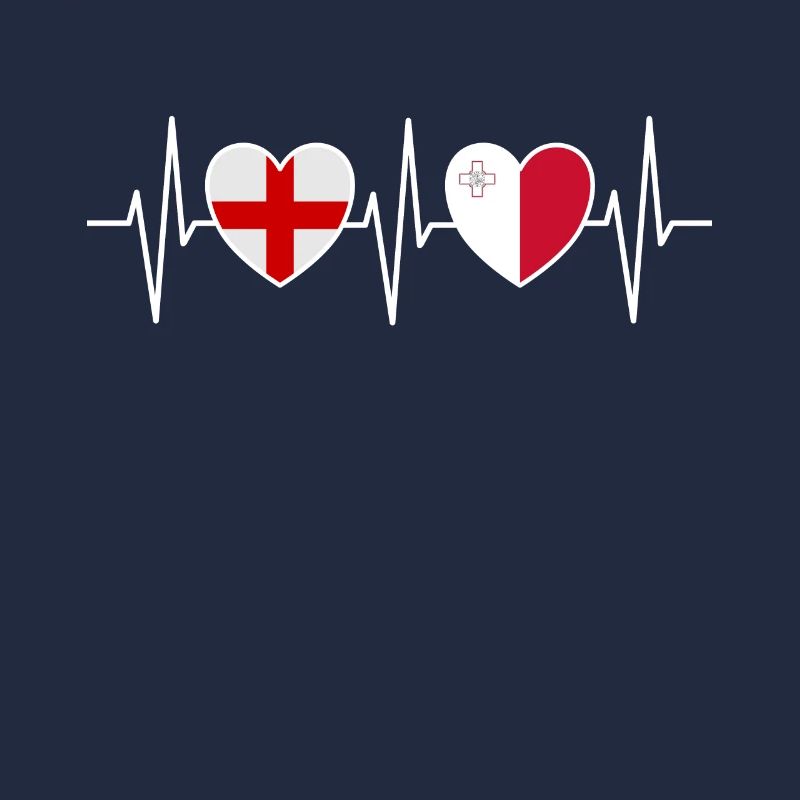 Drapeaux maltais de l’Angleterre et de Malte