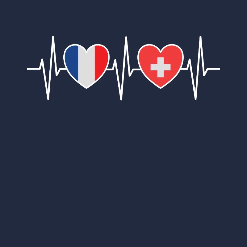 Frankreich und Schweiz Schweizerische Flaggen