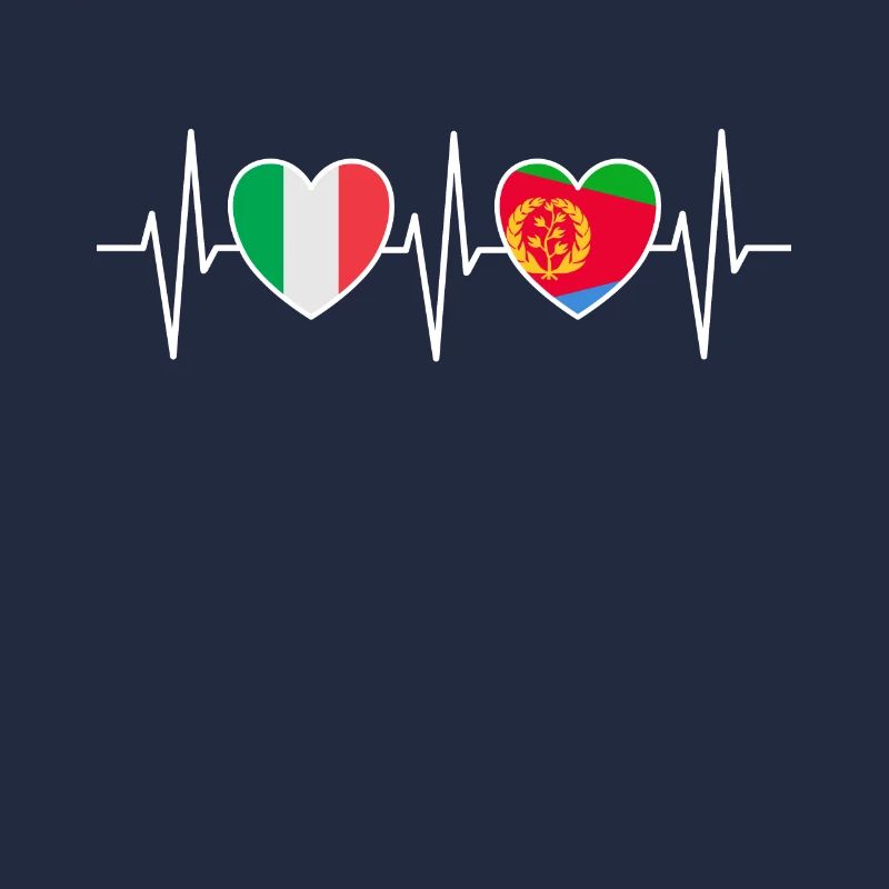Italie et Érythrée Drapeaux du drapeau érythréen
