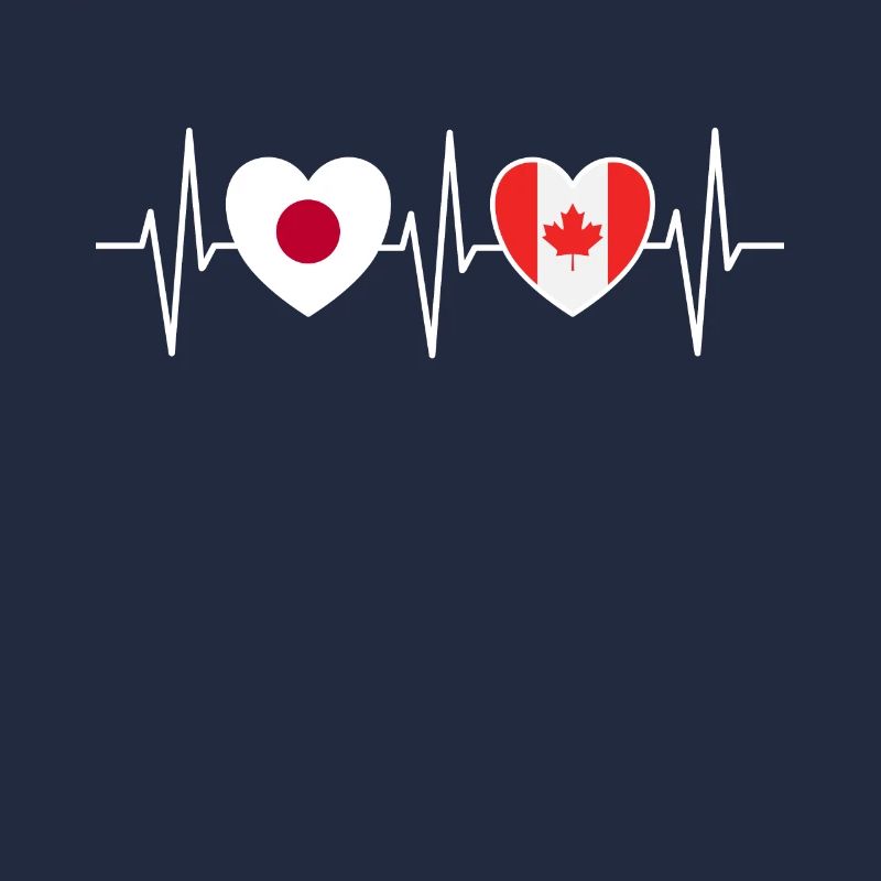 Drapeaux du Japon et du Canada Drapeau canadien