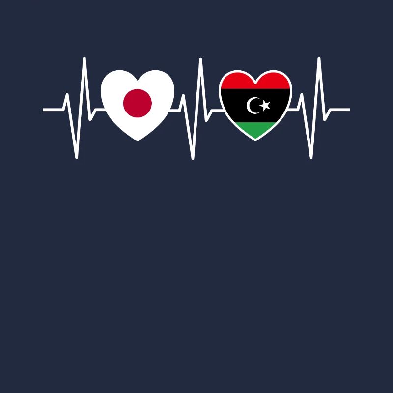 Japon et Libye Drapeau libyen Drapeaux