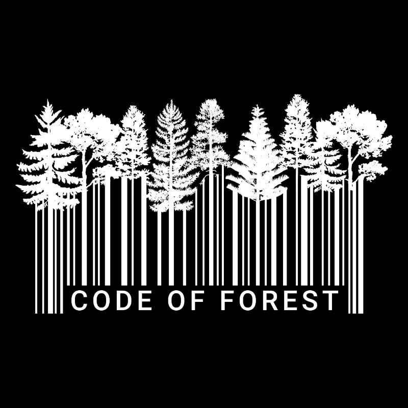 Barcode Wald Natur Wald Code Bäume 2