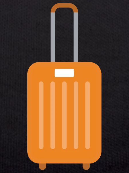 Icing holiday luggage