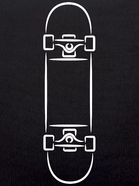 Skateboard Skizze