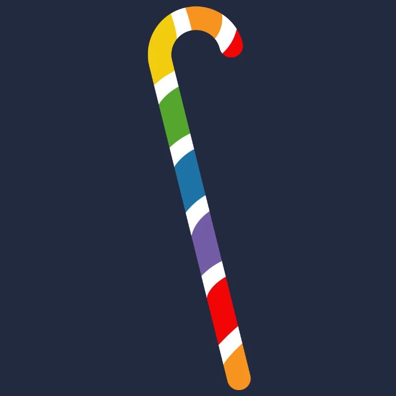 rainbow candy cane lgbtqi queer