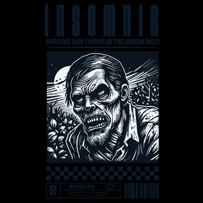 Insomnia Sleepless Zombie Streetware