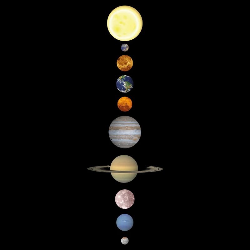 Astronomie motif planètes du système solaire