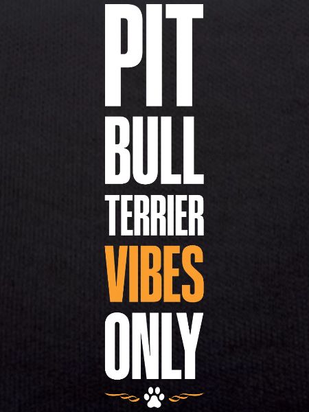 Pitbull Terrier Vibes Only