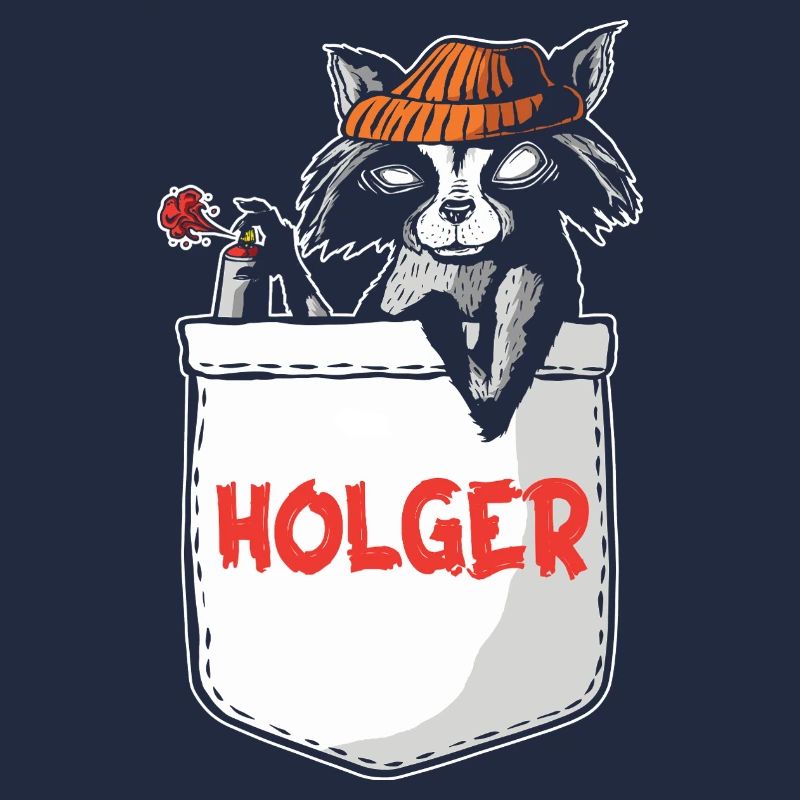 Waschbär Holger