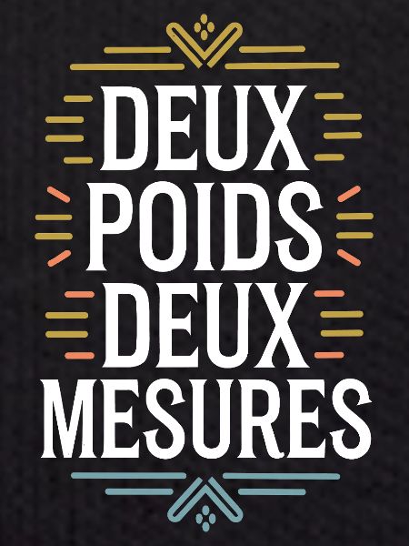 Deux poids deux mesures