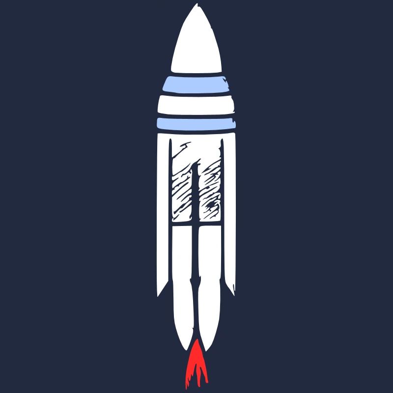 Vecteur de vol spatial spatial de fusée spatiale