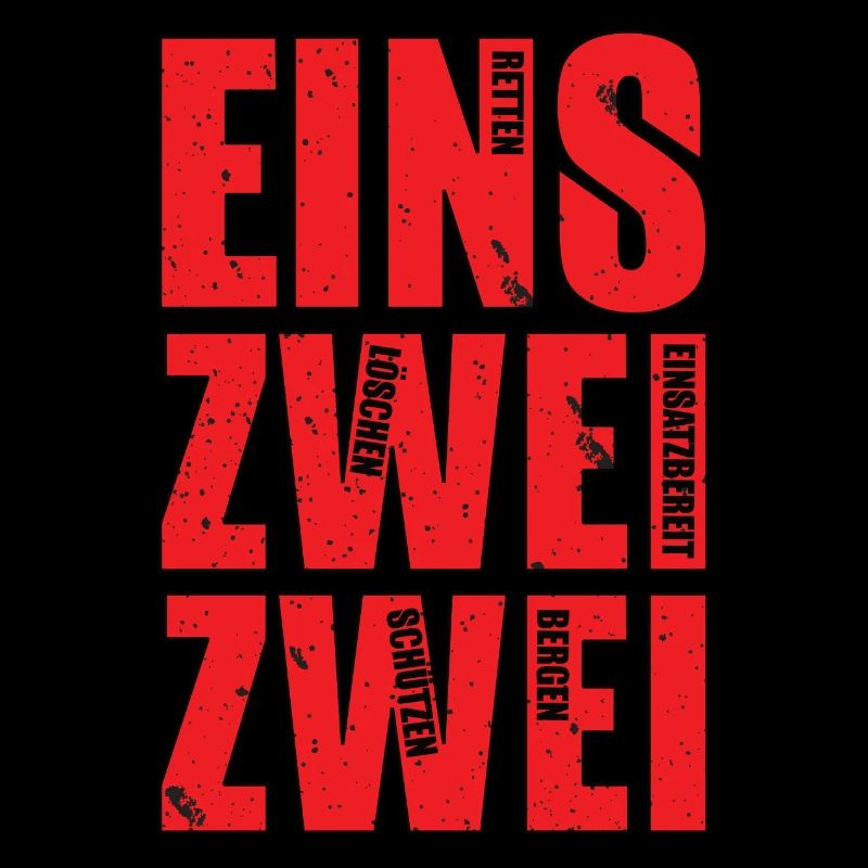 Eiins Zwei Zwei der Feuewehrnotruf