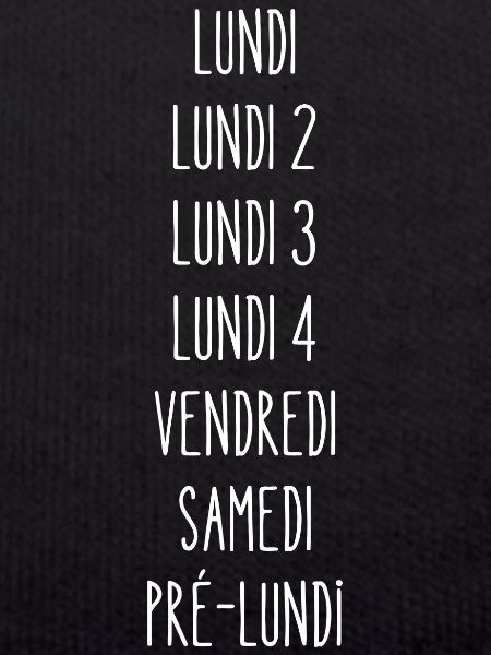 lundi 2