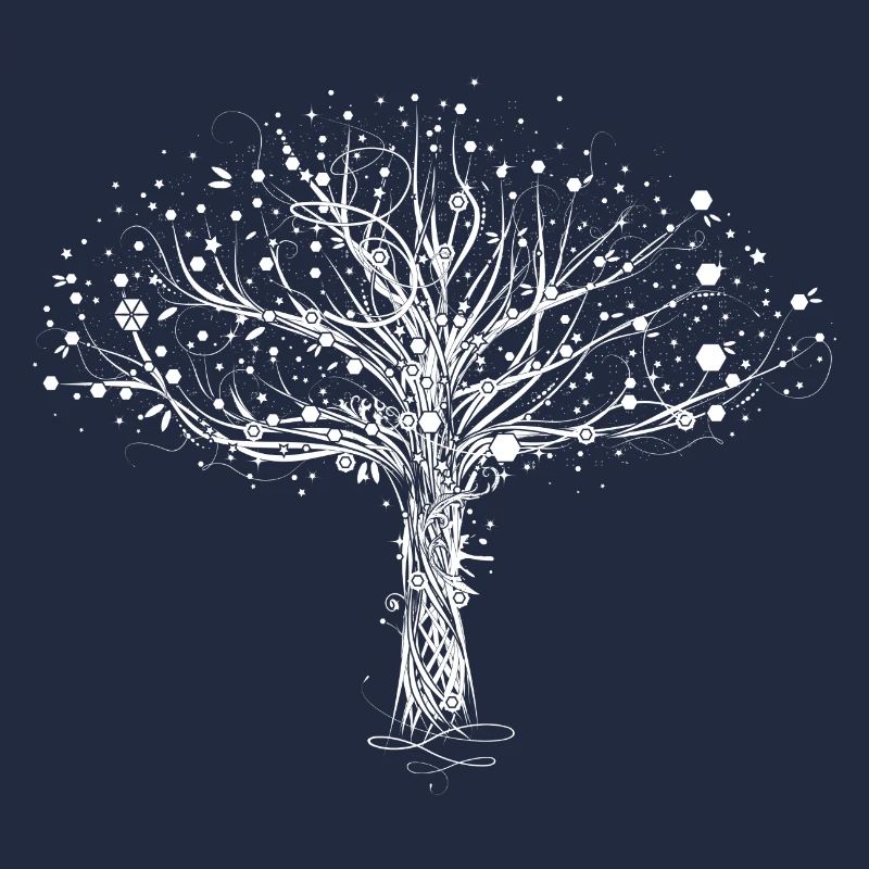 ein weißer Baum