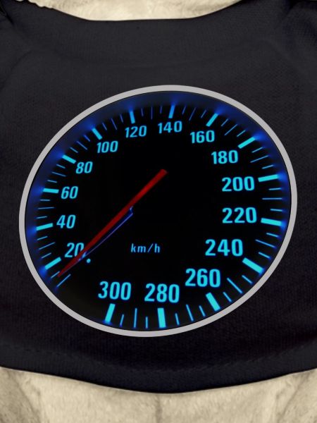 Blue Speedmeter - Tacho